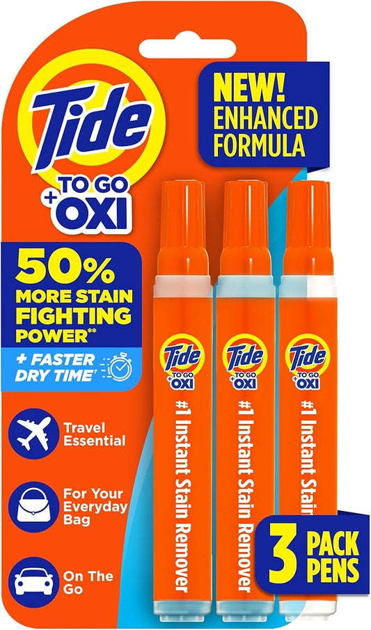 Tide Stain Remover for Clothes, Tide To Go Pen, Instant Stain Remover Pen & by Tide
