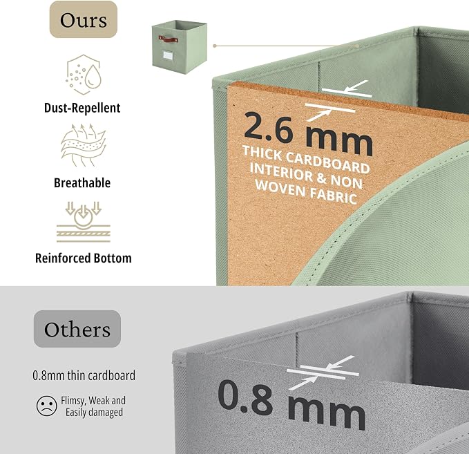 DECOMOMO Storage Bins, Cube Storage Bin - Image 5