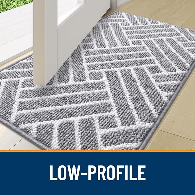 OLANLY Large Indoor Door Mat, 59x35 Inch, Dirt Resistant and Absorbent - Image 4