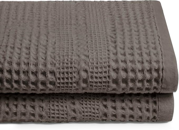 GILDEN TREE Waffle Towels for Bathroom, 100% Cotton Quick Dry Towel, Waffle by GildenTree