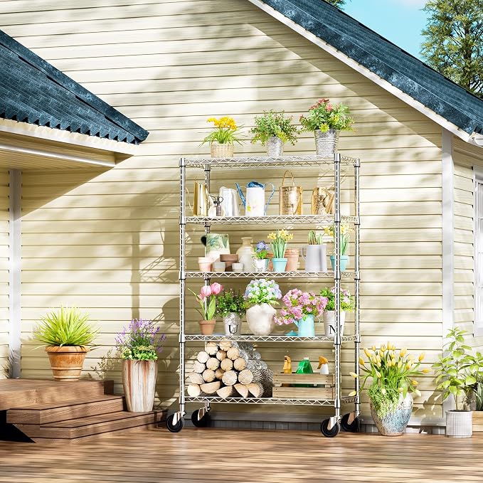 IZEUK 5-Tier Storage Shelving Unit - Image 2