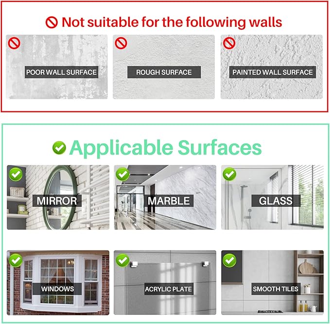Antimbee Transparent Heavy Duty Suction Hooks, 5 Pack, Holds up to 11 lbs - Image 4