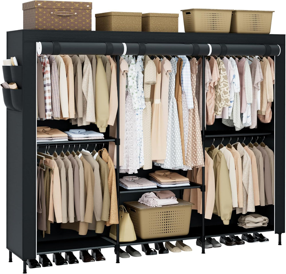 Portable Closet, 81.5 Inch Extra Large Capacity Wardrobe Closet
