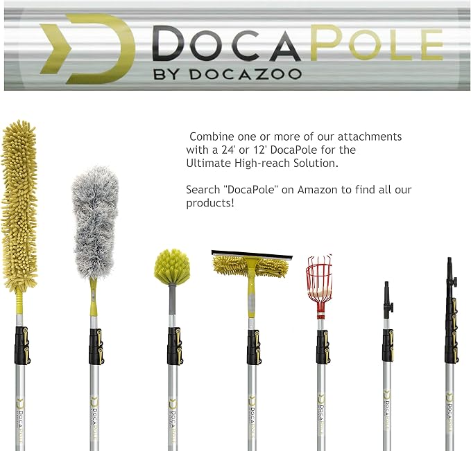 DOCA Scrub Brush Attachment for Long Handle Extension Pole - Image 6