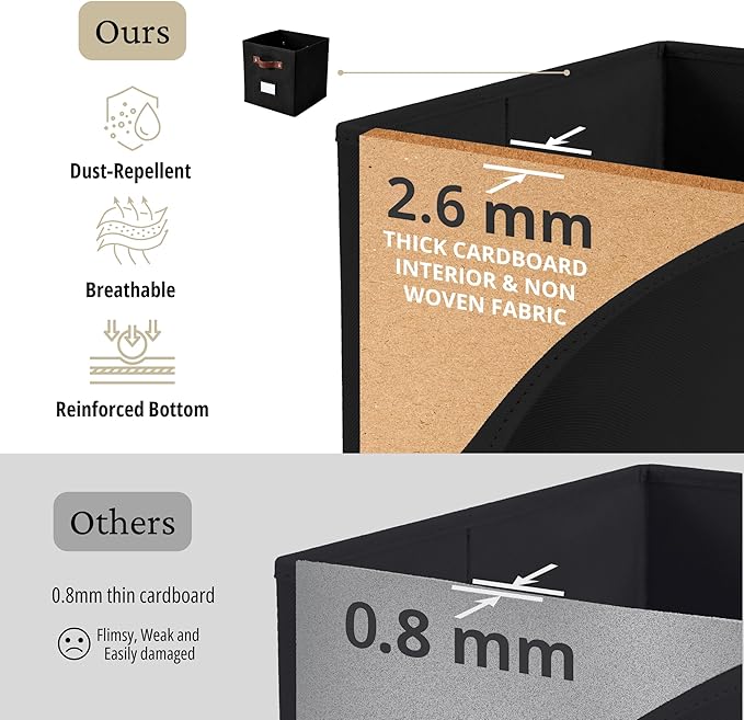 DECOMOMO Storage Bins, Cube Storage Bin - Image 5