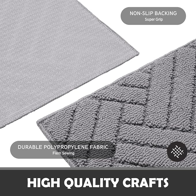 Door Mat Indoor Doormat, Entryway Rug Door Mats Non-Slip Rubber Backing - Image 4