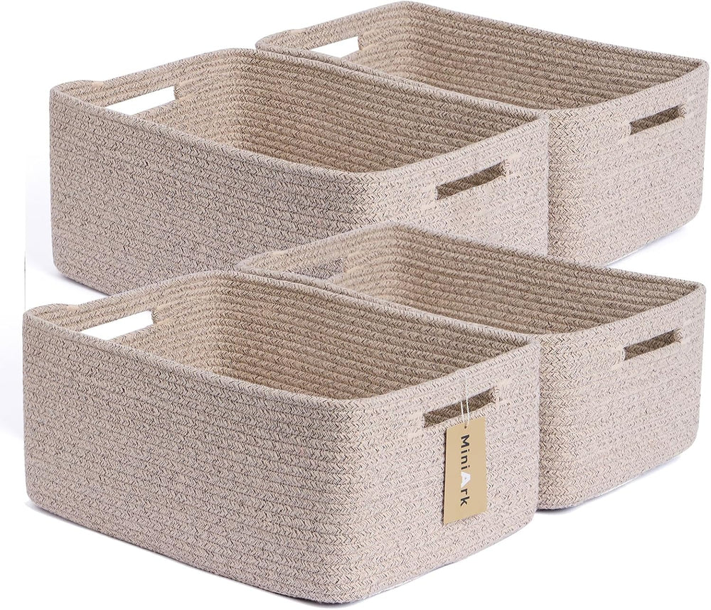 Large Storage Baskets for Organizing, Closet Shelf Baskets for Clothes Blanket