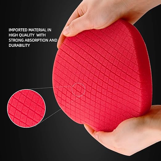 Red Finish Polishing Pads, Buffing Pads, SPTA 1Pcs 3.5 Inch Face - Image 2