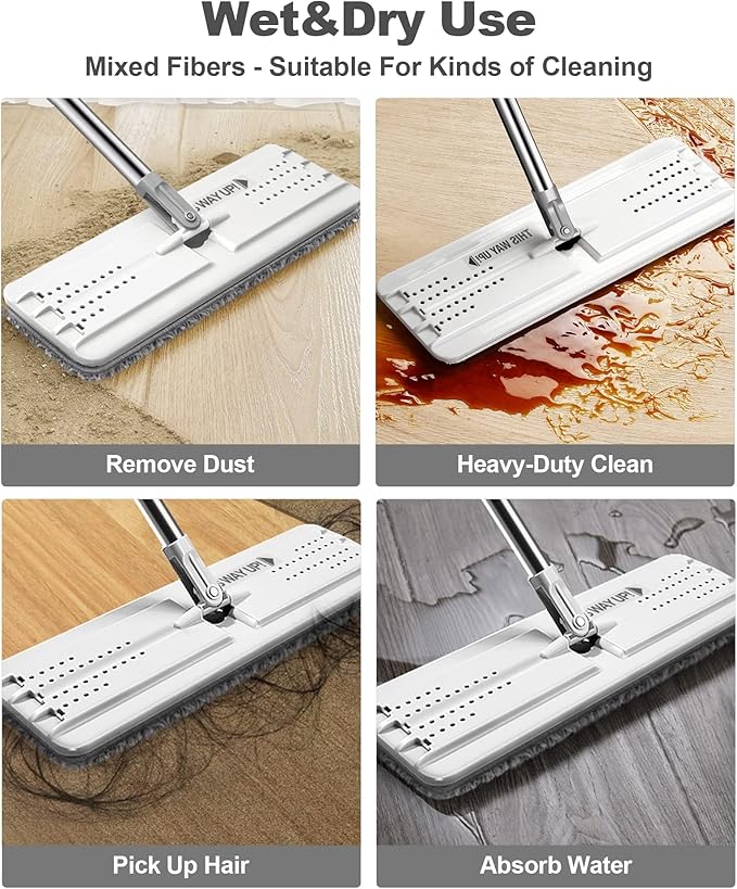 JOYMOOP White Flat Mop & Bucket - Image 8