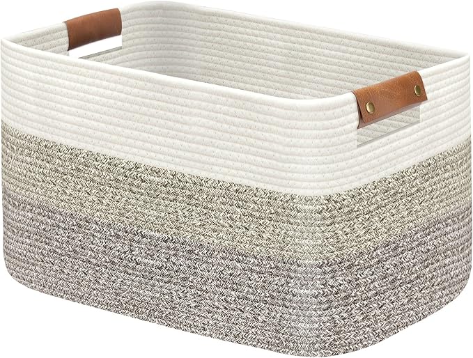 Large Collapsible Laundry Basket, Clothes Hamper by Goodheim