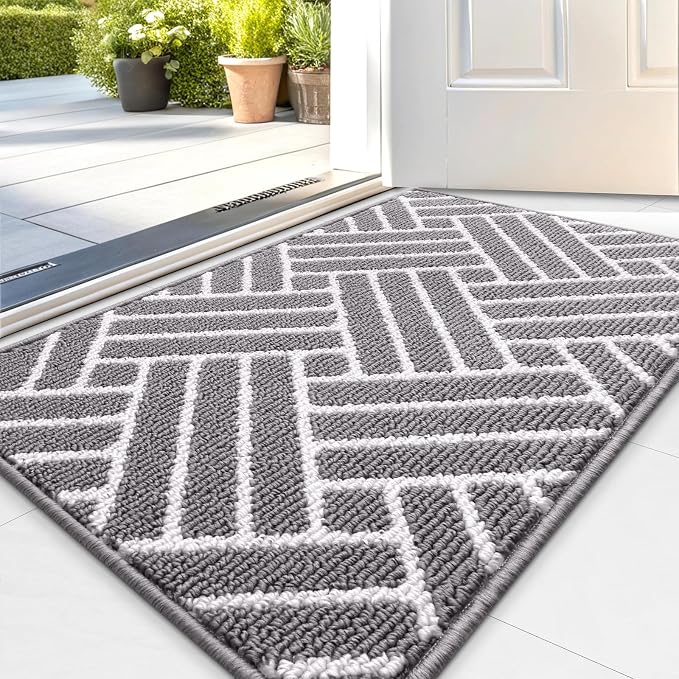 OLANLY Indoor Door Mat, 32x20 Inch, Dirt Resistant and Absorbent, Non-Slip by OLANLY