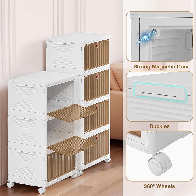 VECELO 4 Tier Storage Bins - Image 3