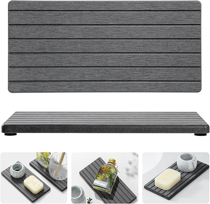 2PCS Diatomite Quick Stone Drying Tray Mat by Razborci