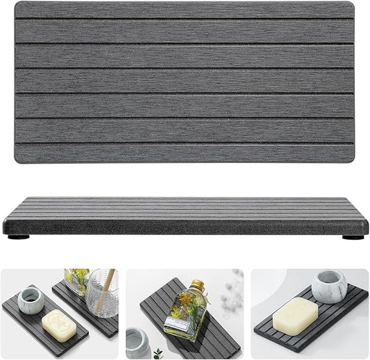 2PCS Diatomite Quick Stone Drying Tray Mat by Razborci