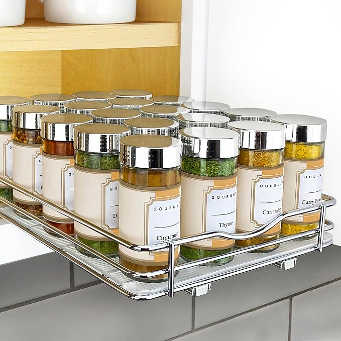 LYNK PROFESSIONAL® Pull Out Spice Rack Organizer by LYNKPROFESSIONAL