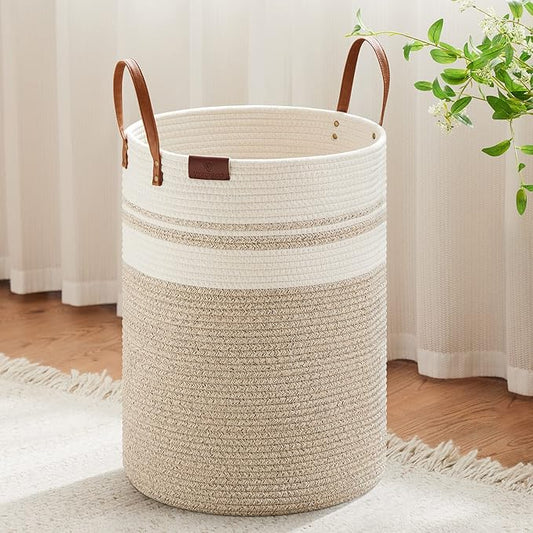 VIPOSCO Tall Laundry Basket, Large Dirty Clothes Hamper by VIPOSCO