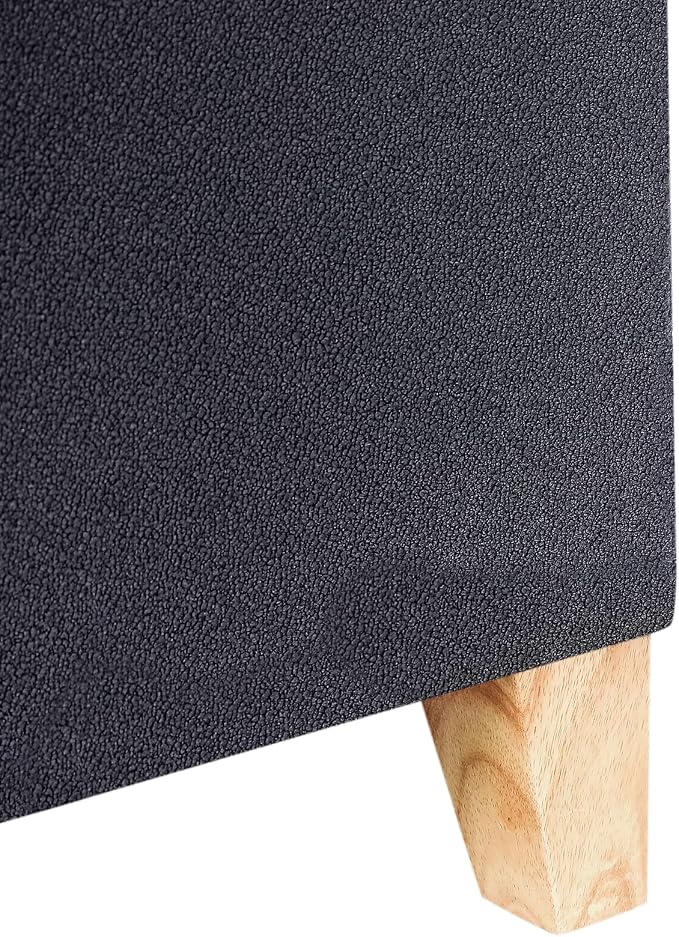 Adeco Fabric Storage Ottoman Bench - Image 9