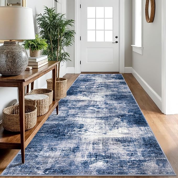 IOHOUZE Abstract Runner Rug 3x10 Ft Washable Runners by iOhouze
