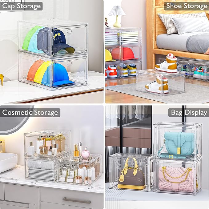 Thicken & Sturdy Clear Shoe Storage Organizer - Image 6