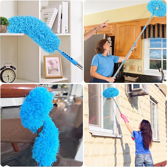Ceiling Fan Cleaner Duster Reusable Microfiber Removable Duster - Image 7