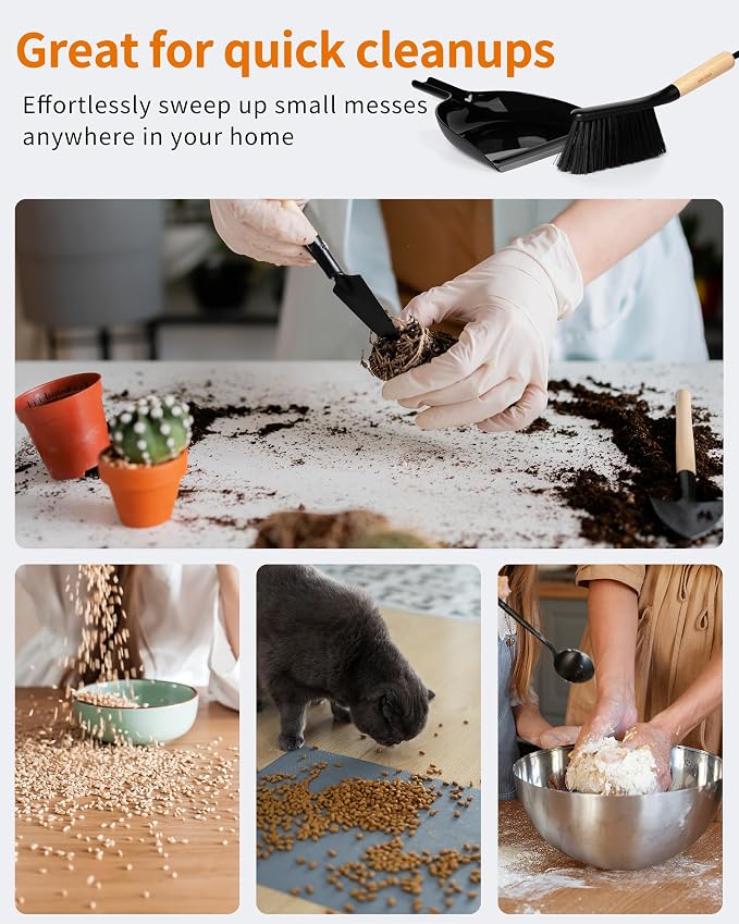 MR.SIGA Dustpan and Brush Set, Portable Cleaning Brush and Dustpan Combo - Image 7