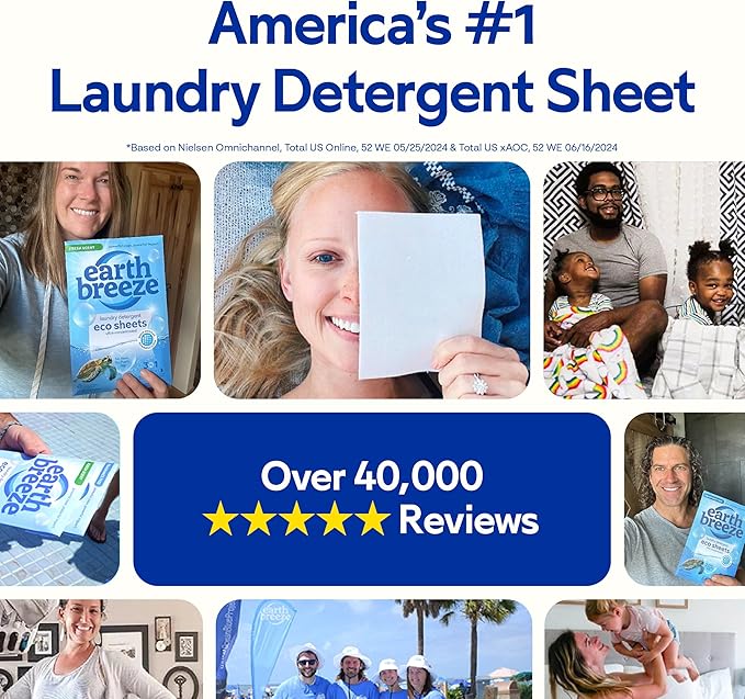Earth Breeze Laundry Detergent Sheets Fragrance-Free - Image 9