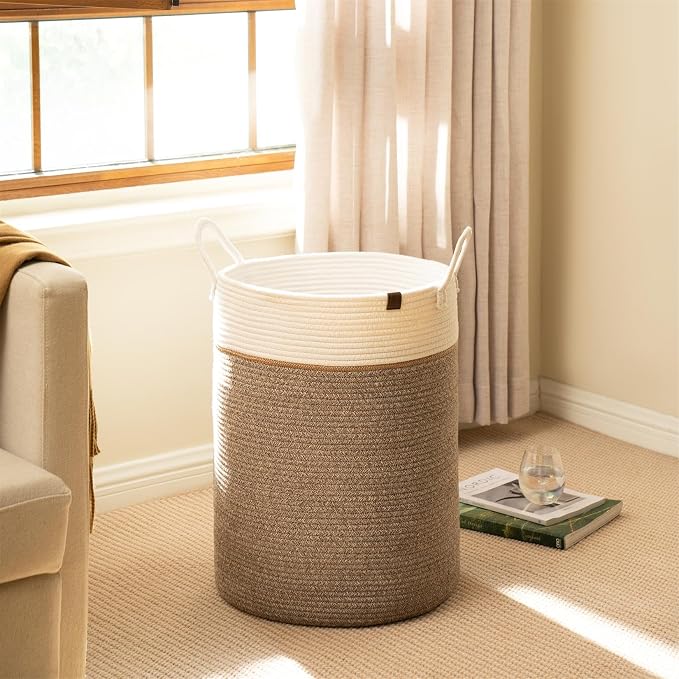 LA JOLIE MUSE Woven Basket Rope Storage Baskets - Image 4
