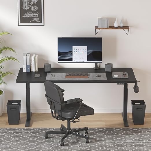 Piskyet Black Office Trash Can for Near Desk, 4.5 Gallon Unique Wood Bedroom - Image 3