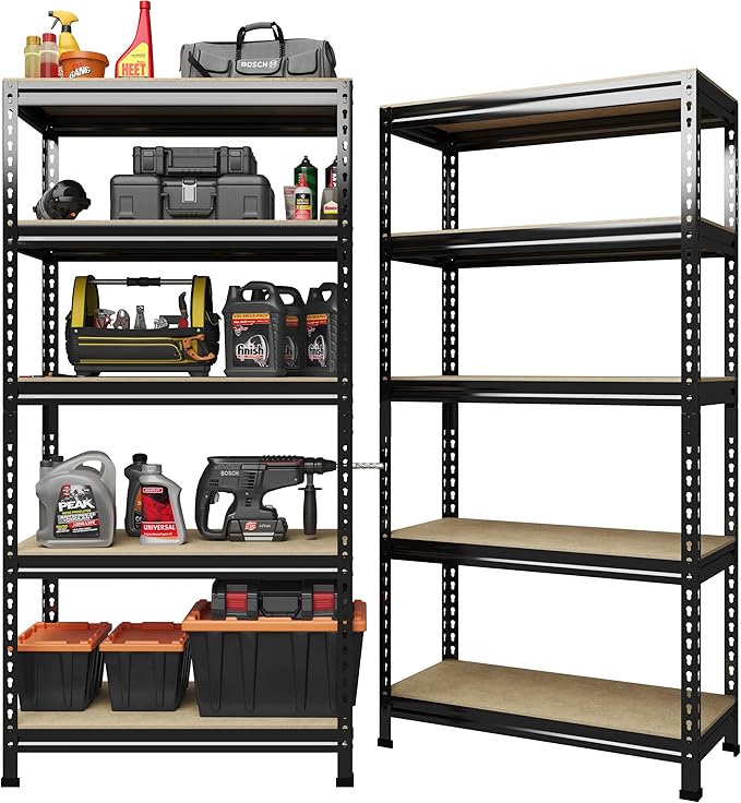 PrimeZone 32"W x 16"D x 63" H Storage Shelves by PrimeZone