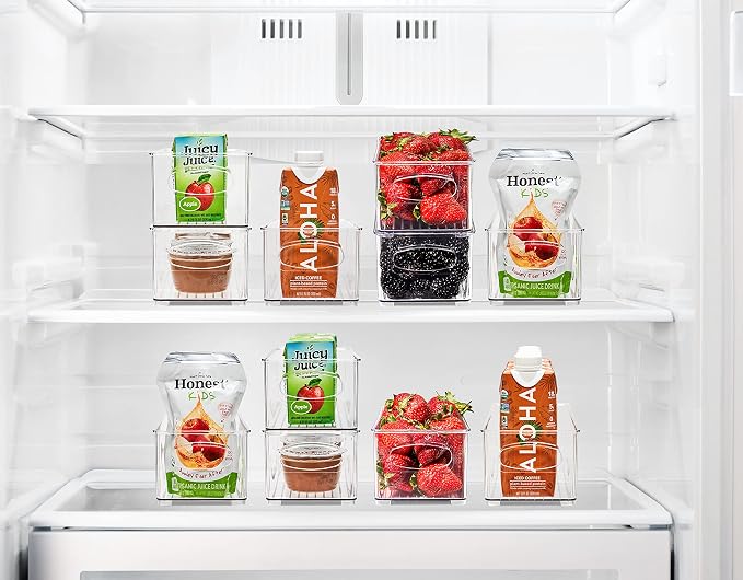 Sorbus Stackable Refrigerator Organizer Bins - Image 2