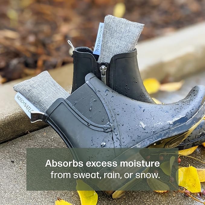 Moso Natural Shoe Deodorizer Inserts, Charcoal Odor Absorber - Image 8