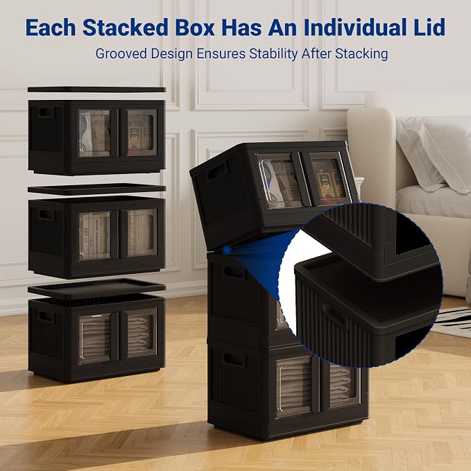 FLEXIMOUNTS 110 QT Stackable Storage Bins - Image 7