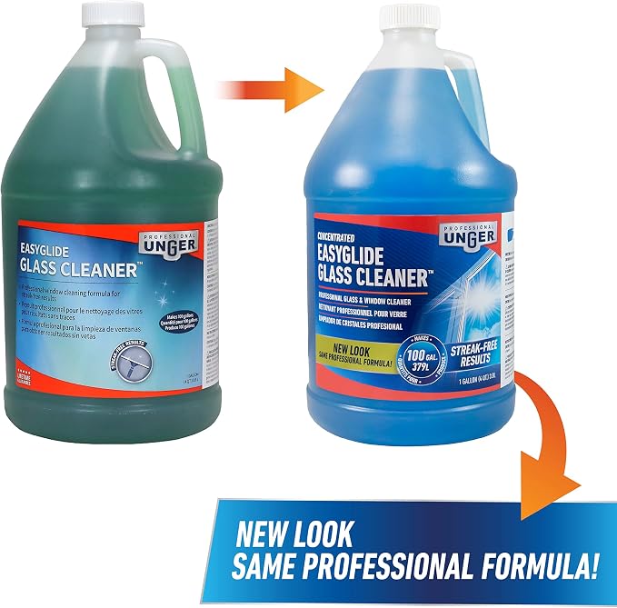 Unger Professional Streak-Free EasyGlide Glass Cleaner Concentrate, 1 Gallon - Image 2
