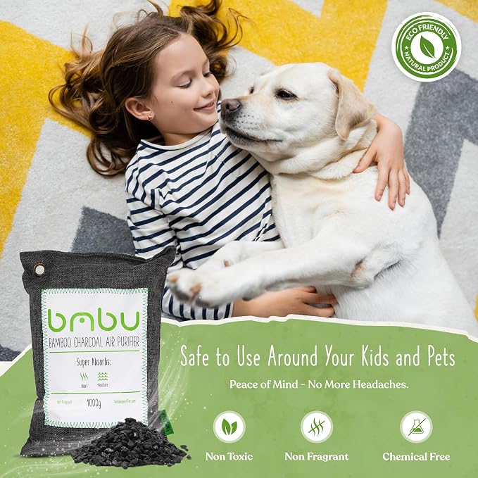 1000g Large Bamboo Charcoal Air Purifier Bag - Image 8
