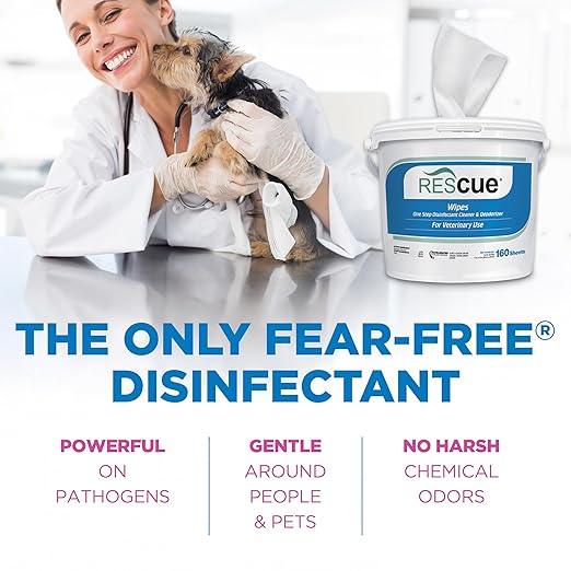 REScue One-Step Disinfectant Cleaner & Deodorizer Wipes - Image 3