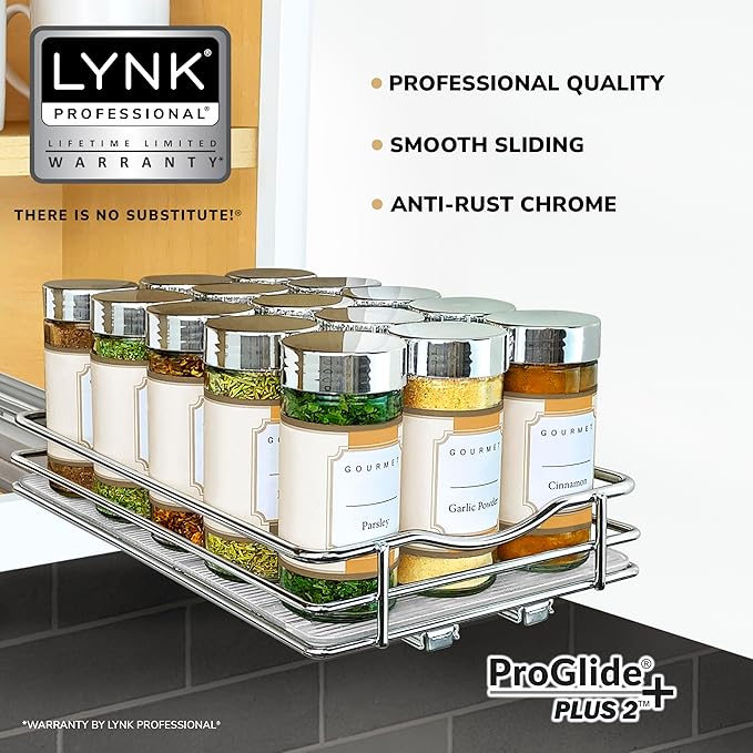 LYNK PROFESSIONAL® Pull Out Spice Rack Organizer - Image 2