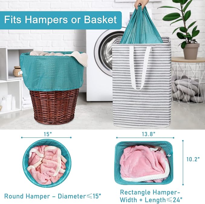 Polecasa Heavy Duty Diamond Large Mesh Laundry Bag - Image 6