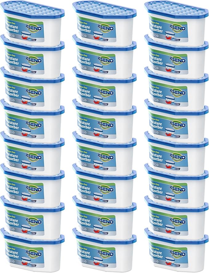 Moisture Absorbers, 24 Pack, Compact Dehumidifier by Ksend