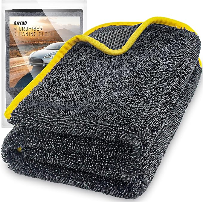 Airlab Microfiber Towels for Cars Wash Drying Extra Large Super Absorbent by AirlabStudio