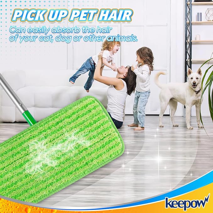 Reusable Pads Compatible with Swiffer Sweeper Mops - Image 4