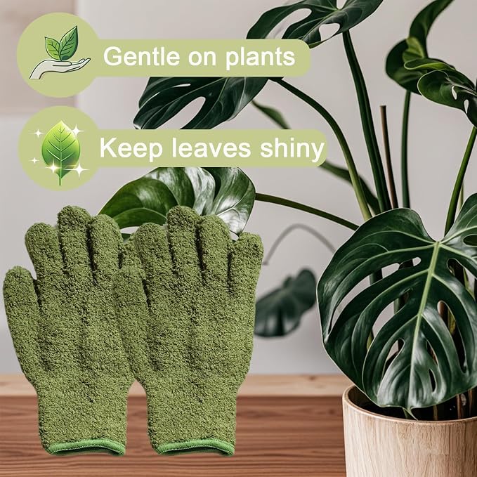 Microfiber Gloves For Plant Dusting - Image 3
