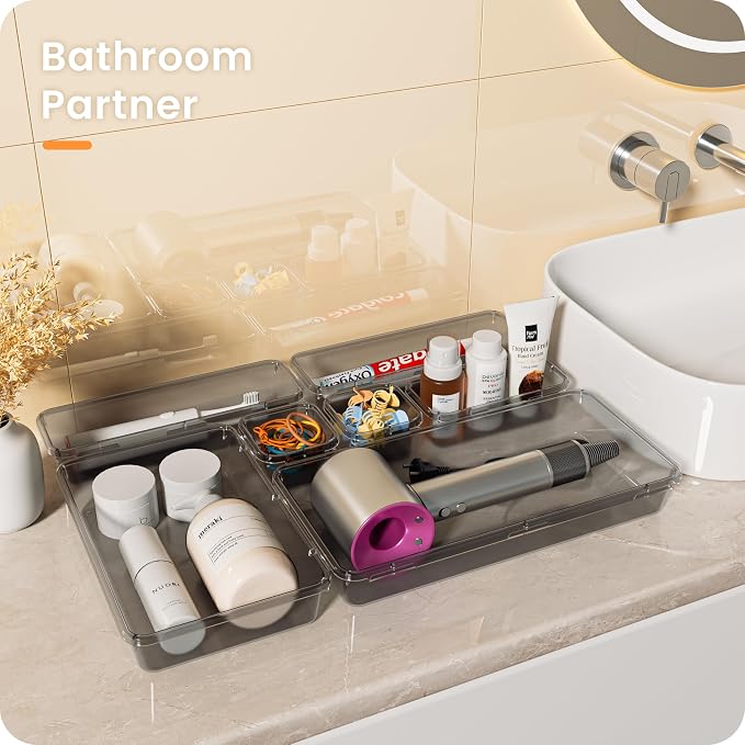【Military Grade】 Drawer Organizer, 【】 Clear Makeup organizer - Image 6