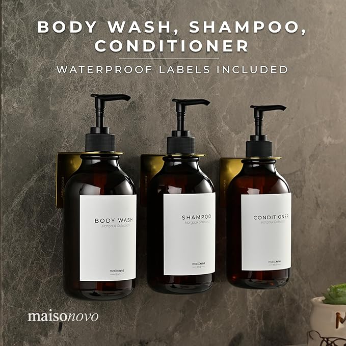 MaisoNovo Shampoo and Conditioner Dispenser - Image 5