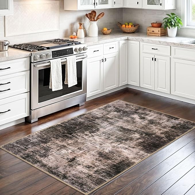 IOHOUZE Abstract Area Rug 3x5 Ft Washable Rugs - Image 2