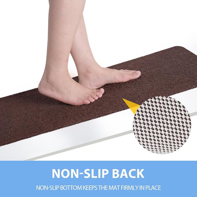 Non-Slip Bathtub Mat, 2 Pack Anti Slip Shower Mat, Fast Drying Bathtub Mats - Image 3