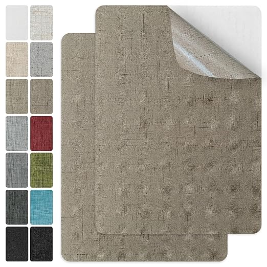 J.CARP 2Pcs Linen Repair Patches, Large Self-Adhesive Fabric Patch by JCARP