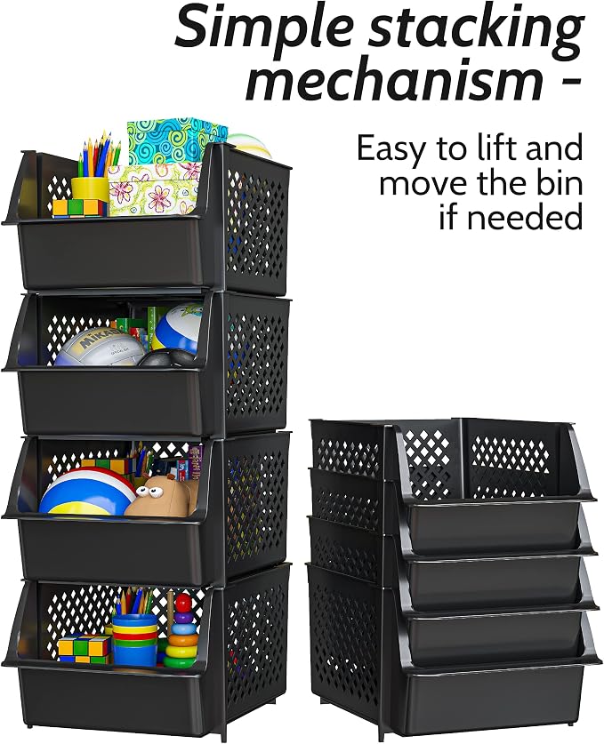 Skywin TidyFriend Stackable Storage Bins - Image 6