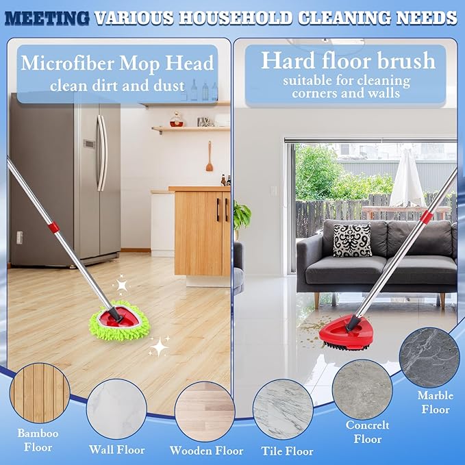 Wa.IE JiemiMicrofiber Spin Mop Refills Head Compatible - Image 3
