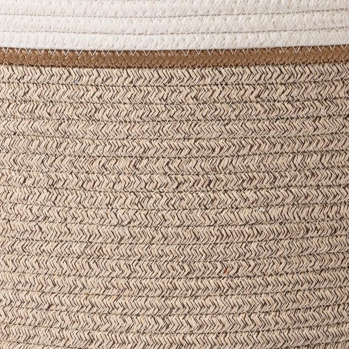 LA JOLIE MUSE Woven Basket Rope Storage Baskets - Image 6