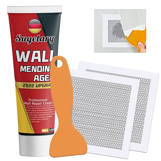 Drywall Patch Repair Kit with Scraper, Plaster Dent Repair and Wood Scratch by Sugelary